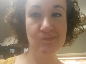 She Gets Huge Pimples on Her Chin!